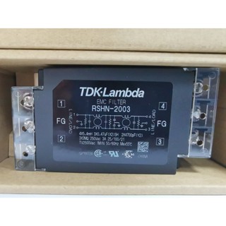 TDK-LAMBDA  NOISE FILTER #RSHN-2003 [ตัวกรองสัญญาณรบกวน]