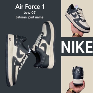 （ยิงจริง）Nike Air Force 1 Low 07 Batman joint name ของแท้100%💯รองเท้าผ้าใบ รองเท้า รองเท้าวิ่ง รองเท้า nike-1-4