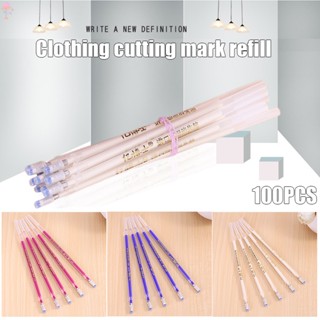 100pcs Heat Erasable Pen High Temperature Disappearing Fabric Marker Refills Fabric Marker Plastic Fabric Marker Refills 100pcs Erasable Pen High Temperature Disappearing