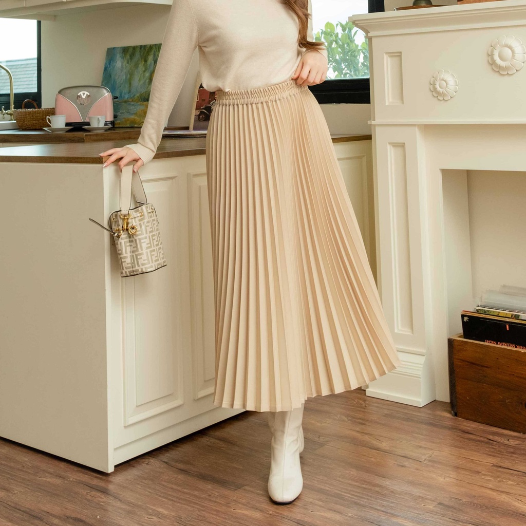 Kimmame - กระโปรงพลีท รุ่น Emily Skirt 6 สี - รูปที่ 4