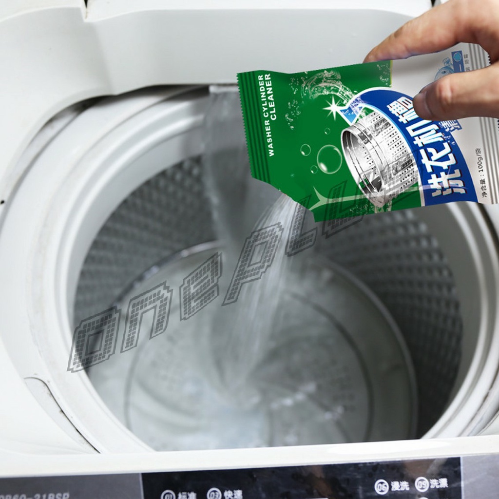 OnePlus ผงทำความสะอาดเครื่องซักผ้า   ผงล้างเครื่องซักผ้า Washing Machine Cleaner Powder