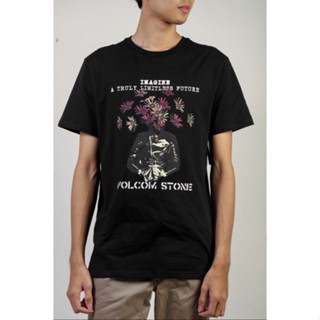 Volcom เสื้อยืด VAF342004 FLORAL FACE S/S TEE