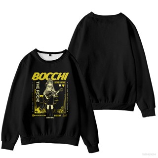 St1 Bocchi The Rock! เสื้อกันหนาวแขนยาวลําลอง มีฮู้ด ทรงหลวม ลายกราฟิกอนิเมะ แฟชั่นสําหรับผู้ชาย และผู้หญิง