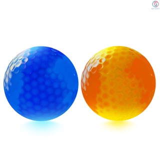ลูกกอล์ฟ ติดไฟ LED แบบเรืองแสง 2 ชิ้น