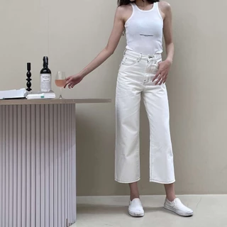 TGDA.CO - กางเกงยีนส์ Body girl รุ่น Tennis liner jeans vol.02 (ALL GREEN) (พร้อมส่ง)