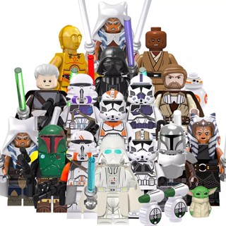 ของเล่นบล็อกตัวต่อ โมเดล Stars War Minifigures Bricks TV6101