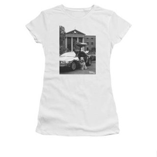 Back To The Future II - Einstein Womens T-Shirt เสื้อยืดวินเทจ เสื้อยืดเปล่า เสื้อเด็กหญิง