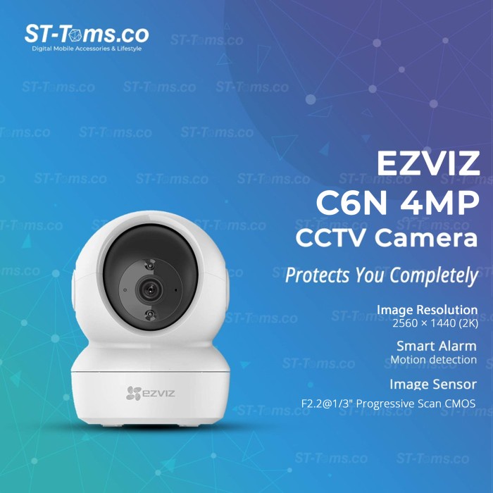 EZVIZ C6N 4MP กล้องวงจรปิดอัจฉริยะในร่ม Smart Security IP Cam การติดตามการเคลื่อนไหว