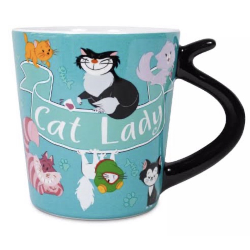 Disney Store Disney Cats Mug  Marie Cheshire Cat Figaro and more แก้วน้ำ แก้วกาแฟ ลิขสิทธิ์แท้ Disne