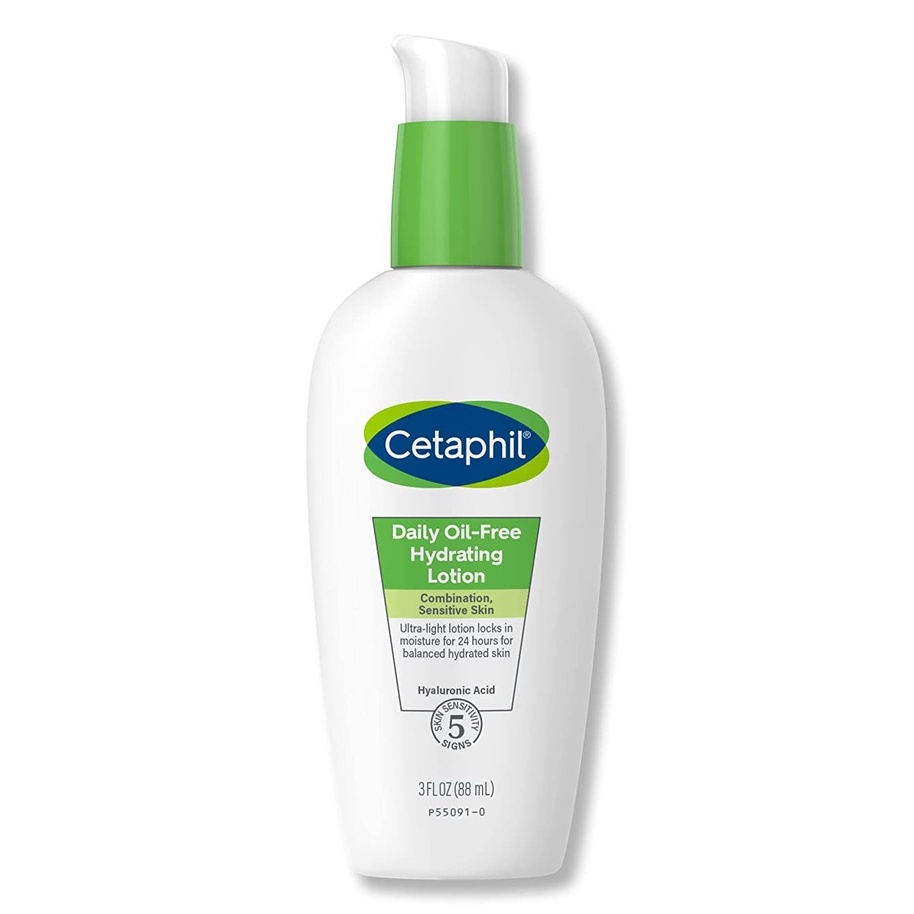 [ของแท้ 100%] CETAPHIL DAILY OIL FREE HYDRATING LOTION WITH HYALURONIC ACID 3 oz. (88 ml.)