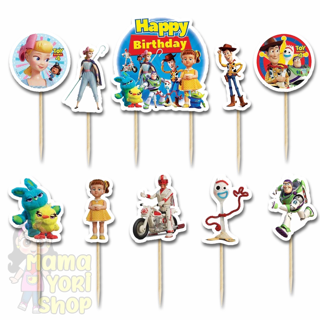 Toy STORY Motif เค้ก Topper ตกแต่งเค้กวันเกิด