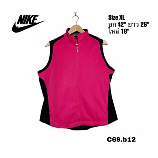 NIKE GOLF THEMA FIT size XL เสื้อกั๊กผู้ชายขนาดใหญ่ อก 42 ยาว 26 C69.b12