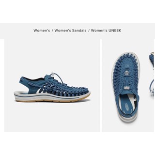 🌟🌟KEEN Uneek Legion Blue/Black Iris ของใหม่ พร้อมกล่อง  รองเท้าเพื่อสุขภาพรุ่นฮิต size us8/ 25cm