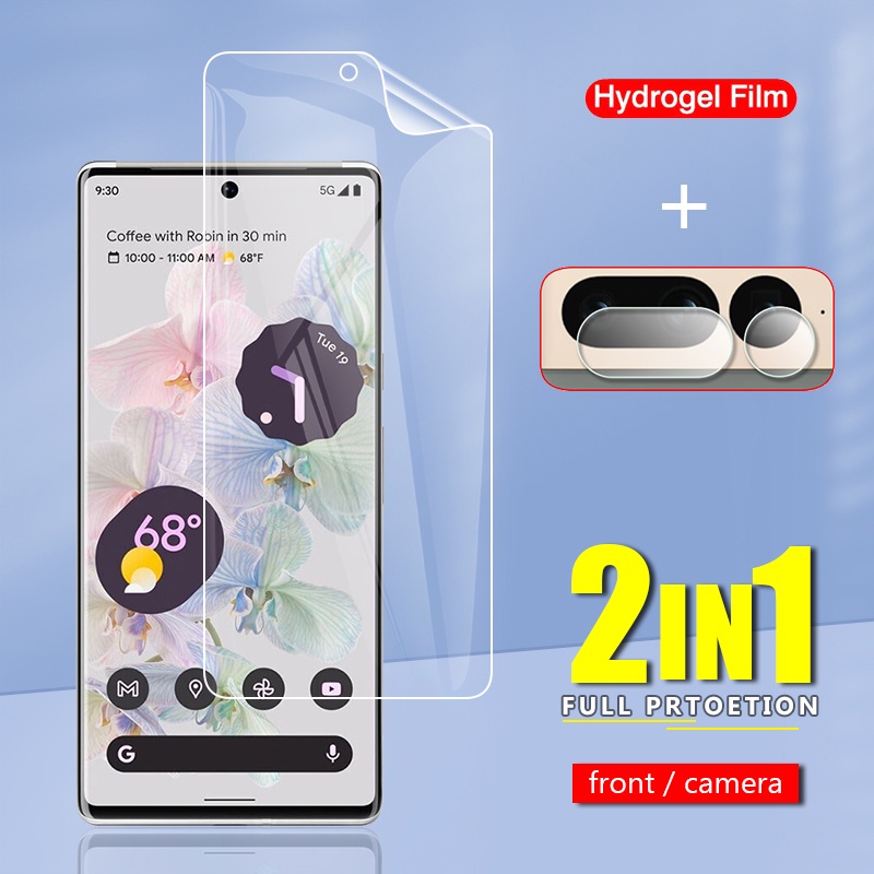 Slim Front Soft TPU ป้องกันฟิล์มไฮโดรเจลสําหรับ Google Pixel 7 Pixel7 Pro 5G เลนส์กล้องป้องกันหน้าจอ