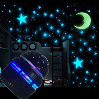 [JBTH] ไฟลูกบอลดิสโก้ Led Usb RGB Magic DJ Strobe Pinspot Star Projector Rotag Car [JB]