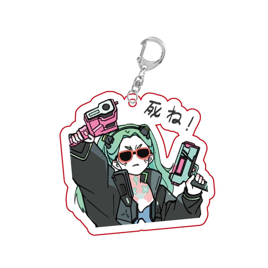 【CACG】CYBERPUNK EDGE RUNNERS David Lucy Rebecca Q Version พวงกุญแจคริลิค