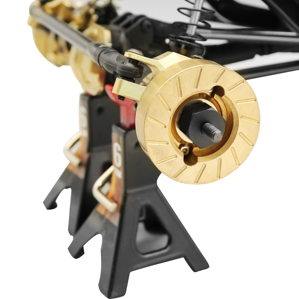 Myhrc AR44 ชุดปลอกหุ้มพวงมาลัย ทองเหลือง สําหรับรถไต่หินบังคับ 1/10 Axial SCX10 II 90046 90047 ราคา ถูกที่สุด ดีลบีเคเค แกลเลอรีภาพที่ 8