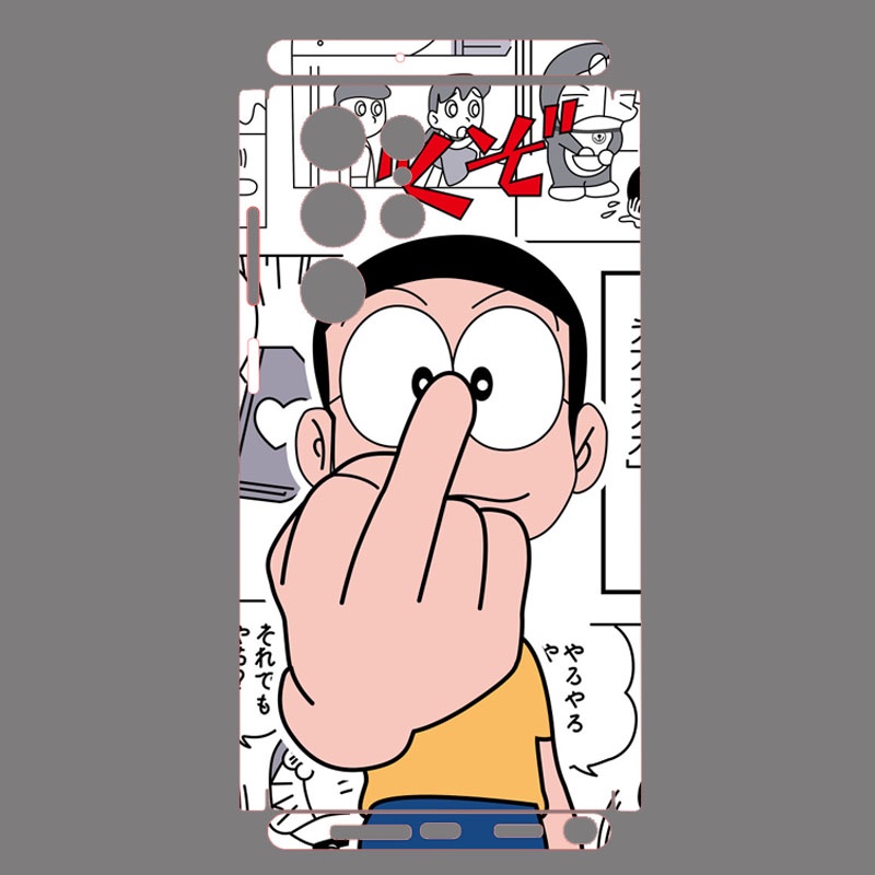 สติกเกอร์ฟิล์ม ลายการ์ตูนอนิเมะ 3M สําหรับติดตกแต่งหน้าจอ Samsung Galaxy S22 S23 S24 S25 S21 S20 Ultra S10 Plus Note 20 10 A52 A52s 5G