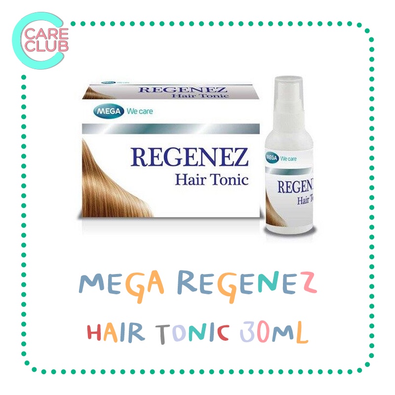 Mega Regenez Hair Tonic 30ml. สเปรย์ฉีดผม สำหรับผู้มีปัญหาผมร่วง ผมบาง 30มล.
