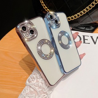 เคสโทรศัพท์มือถือ TPU แบบนิ่ม ลายฉลาก missing ประดับเพชร คุณภาพสูง หรูหรา สําหรับ iPhone14 11 12 13 Pro Max 12pro Max 13pro 11promax