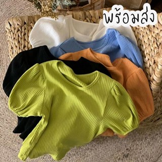 ใหม่ ขายดี เสื้อลูกสาว สไตลเกาหลี  ผ้ายืดใส่สบาย Size90-130 พร้อมส่งในไทย