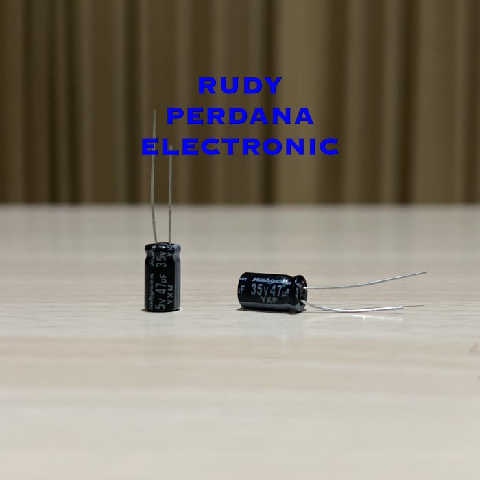 คาปาซิเตอร์ ELCO ELKO 47UF 35V 47 UF 35 VOLT