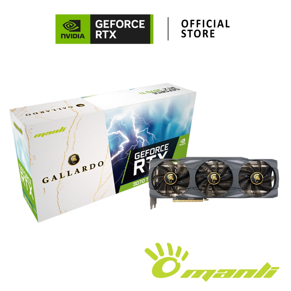 MANLI NVIDIA® GeForce RTX™ 3070 Ti GALLARDO 8GB การ์ดจอ