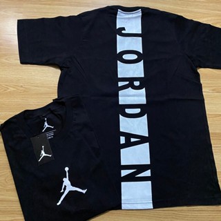 เสื้อยืด ลาย Jordan Line Jumpman สีดํา