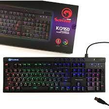 MARVO KG950 RGB Gaming Keyboard Mechanical Blue Switch FULL RGB