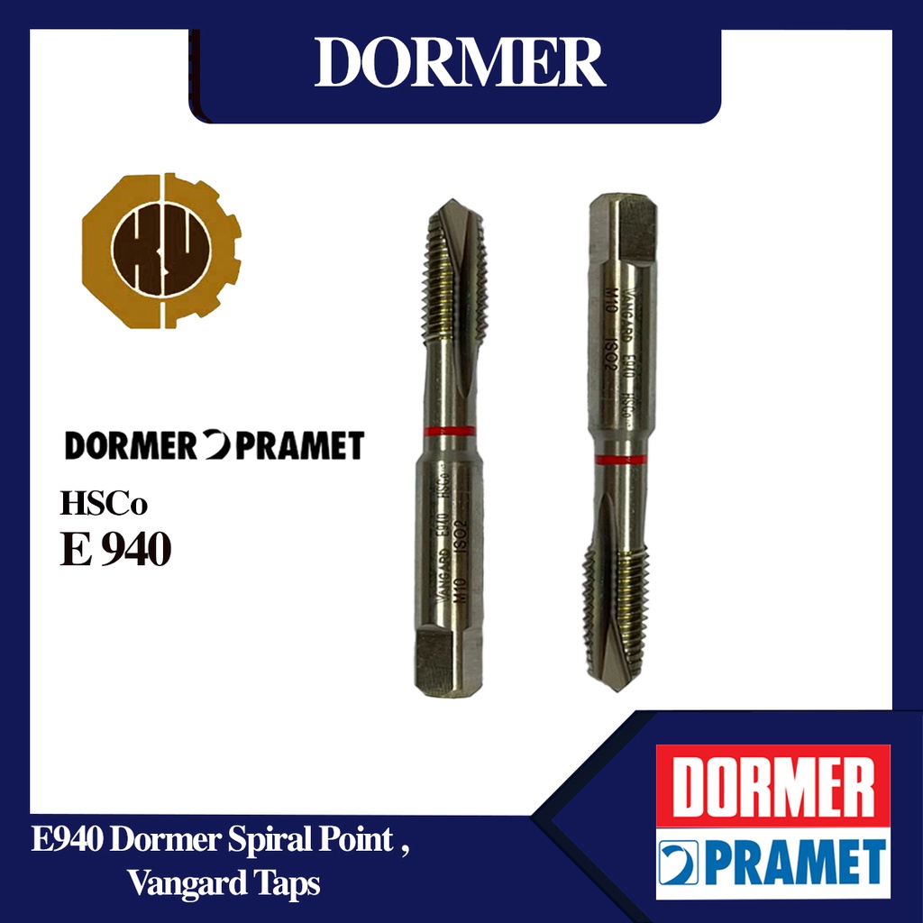 E940 Dormer Spiral Point , Vangard Taps M3, M4, M5, M6, M10 & M20 / ก๊อกเครื่อง /pc