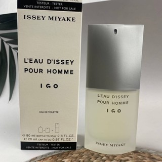 น้ำหอม Issey Miyake L Eau d Issey pour Homme EDT IGO 80+20ml (กล่องเทส)