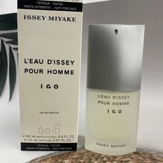 น้ำหอม Issey Miyake L Eau d Issey pour Homme EDT IGO 80+20ml (กล่องเทส)