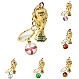 2022 Qatar World Cup Keychain World Cup Trophy Keychain Hercules Cup Football Pendant Key Ring World Cup Gifts Football Fans equipment Qatar FIFA World Cup Surrounding