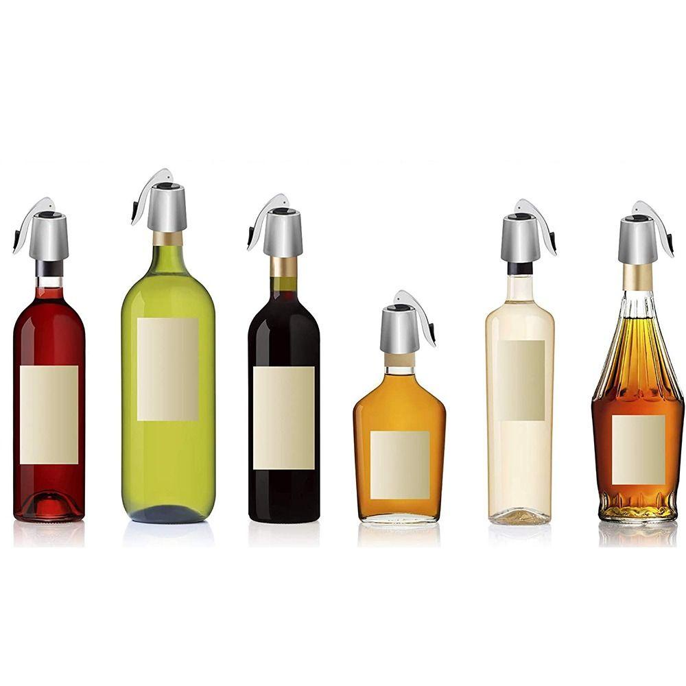 Alisondz จุกปิดขวดไวน์ Leakproof Wine Saver ซิลิโคนปลั๊กนํากลับมาใช้ใหม่