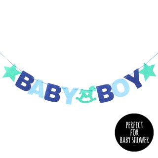 ธงผ้า BABY BOY Felt Flag