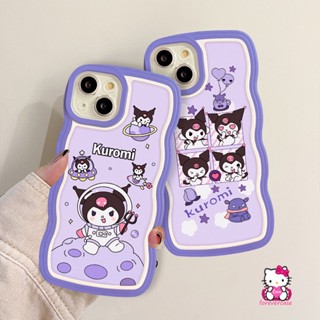 เคสโทรศัพท์มือถือแบบนิ่ม ลายการ์ตูนนักบินอวกาศ คุโรมิ ขอบหยัก สําหรับ VIVO Y15s Y16 Y11 Y21 Y12i Y21s V25 V25E V20 V21 Y35 Y20 Y12 Y02s Y93 Y12s Y33s Y22 Y15 Y17 Y15A Y30 Y50 Y91C Y22s Y21T Y75 Y91