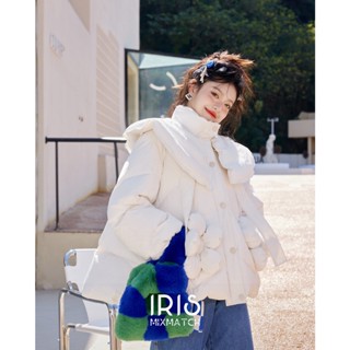 【พร้อมส่ง】「สินค้าลิขสิทธิ์แท้」Iris Boutique IC2281335 White Swan down coat เสื้อกันหนาว ขนเป็ด 90% (-20 องศา)