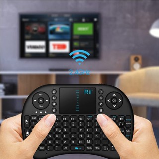 ขาย คีย์บอร์ดไร้สาย ขนาดเล็ก Android Tv Box STB Touch Pad แผ่นรองเมาส์ rii i8