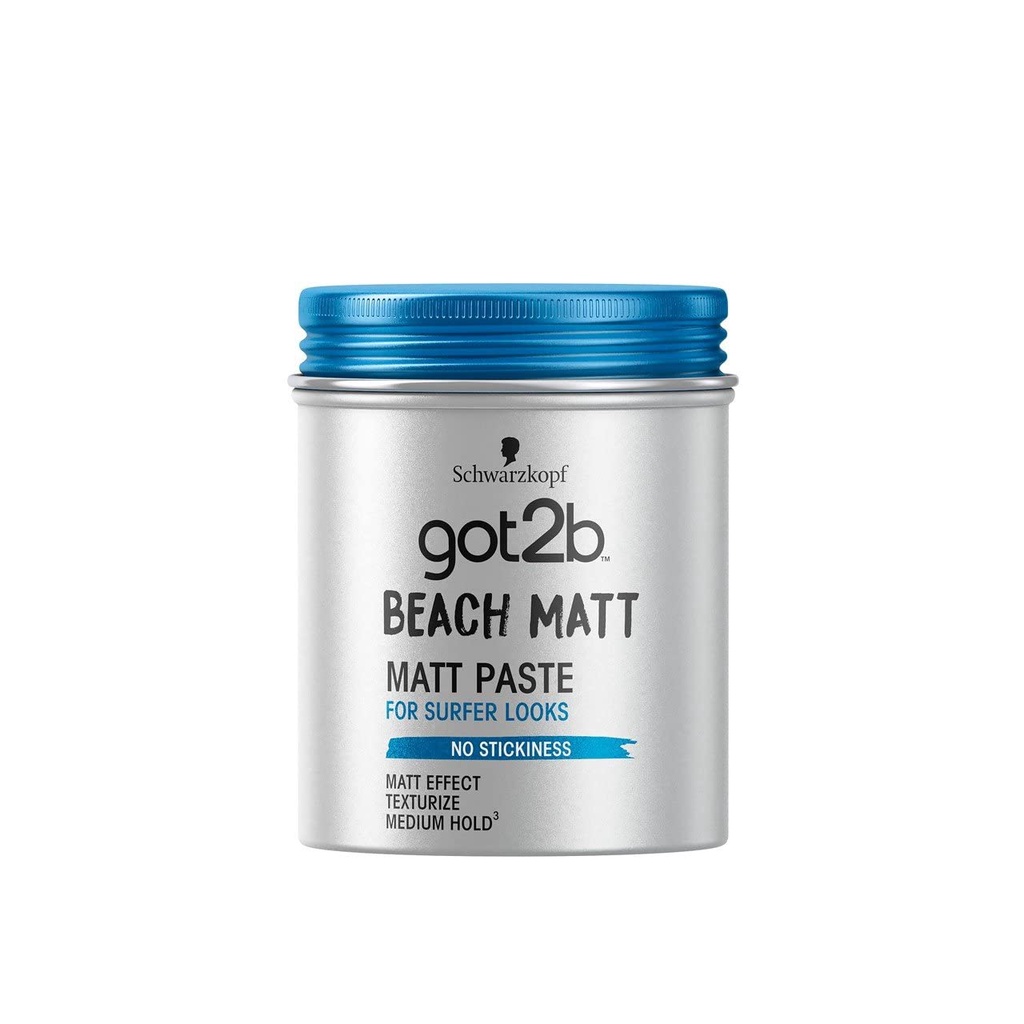 Schwarzkopf got2b Beach Matt Matt Paste ชวาร์สคอฟ ก๊อตทูบี บีช แมทท์ แมทท์ เพสท์ แว็กซ์เนื้อแมทท์ 10