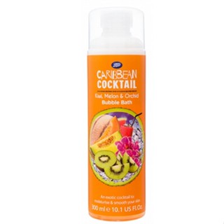 ของแท้/พร้อมส่ง Boots Caribbean Cocktail Bubble Bath 300ml. บู๊ทส์ แคริบเบี่ยน ค็อกเทล บับเบิ้ล บาธ