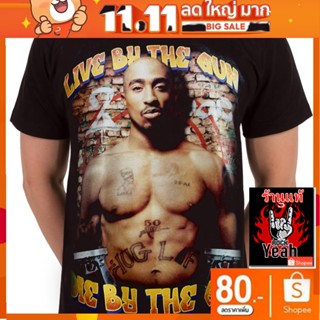 เสื้อวง 2PAC TUPAC เสื้อยืด แฟชั่น ทูพัค ชาเคอร์ RCM1850