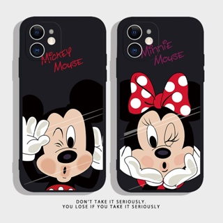 เคสโทรศัพท์มือถือ ซิลิโคนนิ่ม ลายการ์ตูน Mickey and Minne สําหรับ Xiaomi Redmi Note 8 Pro 8A