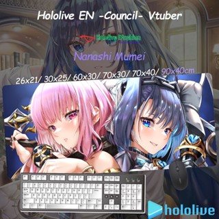 แผ่นรองเมาส์ ขนาดใหญ่ ลายการ์ตูนอนิเมะ Kronii Hololive EN Phase 2 Council Vtuber