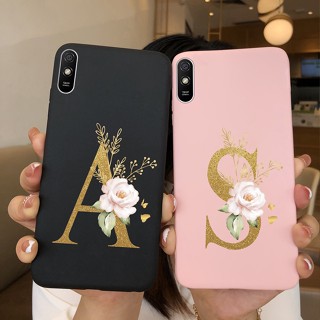 เคสโทรศัพท์มือถือซิลิโคน TPU ผิวด้าน พิมพ์ลายตัวอักษรน่ารัก สําหรับ Xiaomi Redmi 9A 9AT 9i 9A 9AT 9i