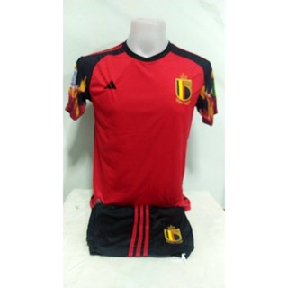 💥⚽ชุดกีฬาผู้ชายทีมชาติเบลเยียม/Belgium ตัวใหม่ล่าสุด 2022-2023