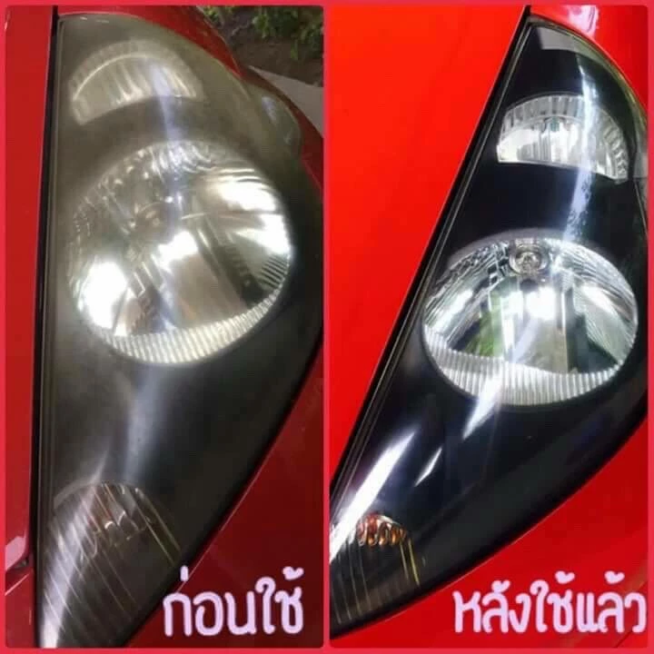 ครีมขัดโคมไฟเหลือง+ แถมผ้าไมโครไฟเบอร์ ขัดโคมไฟเหลือง น้ำยาขัดไฟหน้า ครีมขัดไฟหน้า น้ำยาขัดไฟ B1 thumbnail 5