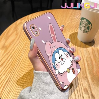 เคสโทรศัพท์มือถือ ป้องกันเลนส์กล้อง กันกระแทก ลายการ์ตูนโดราเอมอนน่ารัก หรูหรา สําหรับ Samsung galaxy A12 4G A12 5G M12 F12 M33 M53 5G