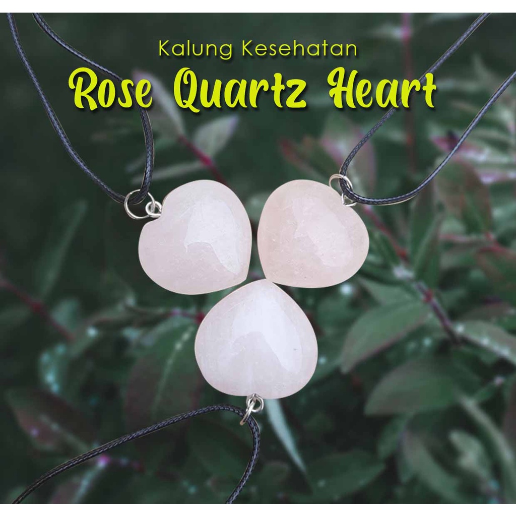 สร้อยคอหินคริสตัล Healing Rose Quartz (LBP51)