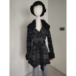 Coat ญี่ปุ่น โทนดำ-เทา