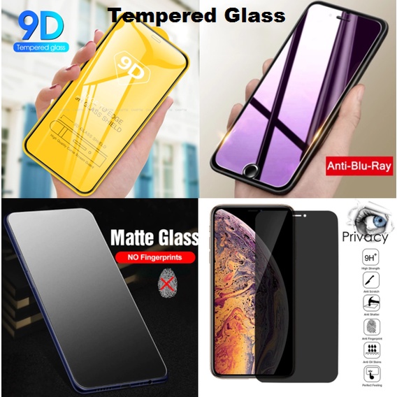 Huawei Blueray/Matte/9D/ความเป็นส่วนตัวHD/StrickerกระจกนิรภัยP30 P40 Y6P Y7P Y8P Nova 3 3i 7i 5i 3 4